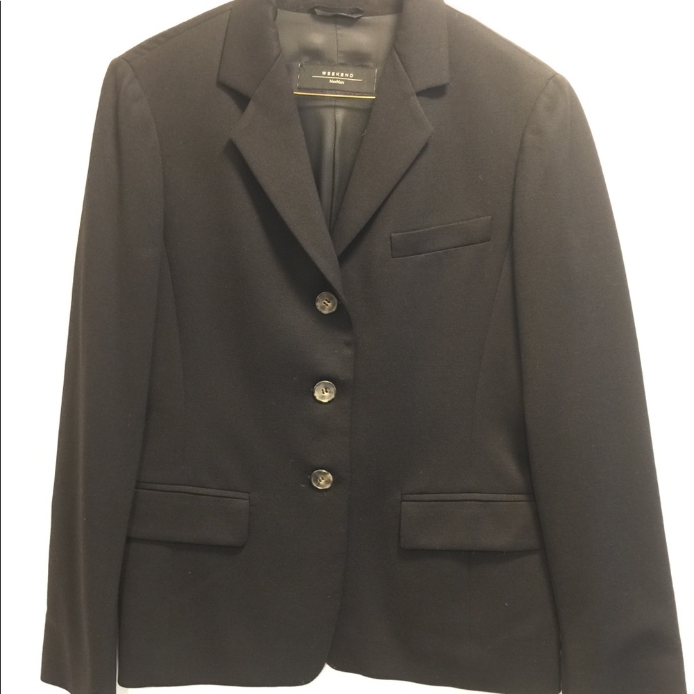 Max Mara Weekend Black Blazer Like New